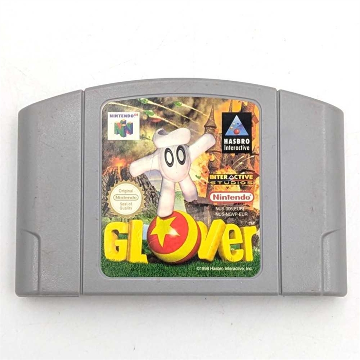 Glover - Cartridge - Nintendo 64 Game - (EUR) (B Grade) (Used)