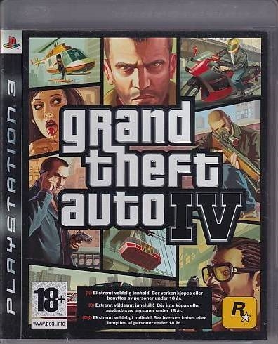 Grand Theft Auto IV - PS3 (B Grade) (Genbrug)