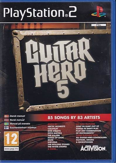 Guitar Hero 5 - PS2 (B Grade) (Used) (eng)