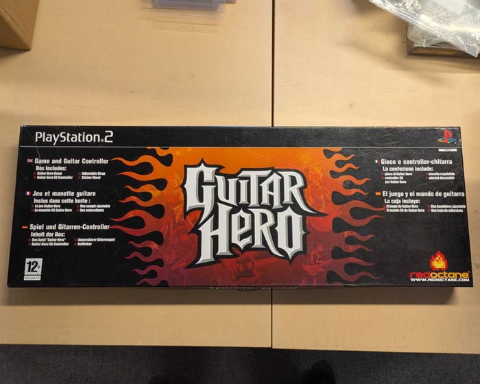Guitar Hero Controller and Game - PS2 Accessories - (B Grade) (Used)