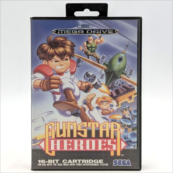 Gunstar Heroes - Complete In Box - Sega Mega Drive Game (B Grade) (Used)