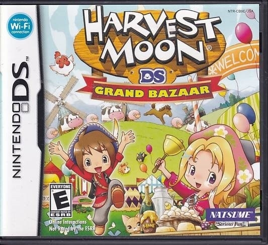 Harvest Moon DS Grand Bazaar - American Version - Nintendo DS (B Grade) (Used) (Eng)