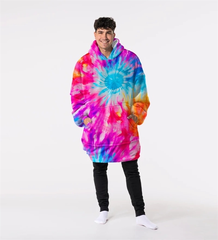 Huggie - Tie Dye - Giant Blanket Hoodie