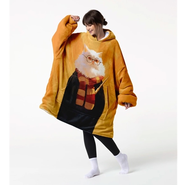 Huggie - Wizard Kitten - Giant Blanket Hoodie