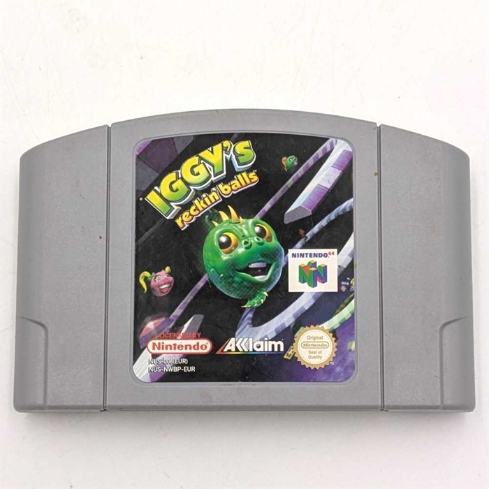 Iggys Reckin Balls - Cartridge - Nintendo 64 (EUR) (A Grade) (Used)