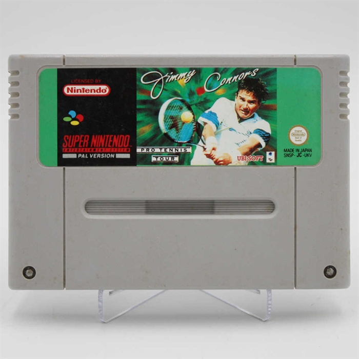 Jimmy Connors Pro Tennis Tour - SNES - Cartridge - (UKV) (ENG) (A Grade) (Used)