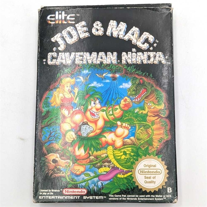 Joe & Mac Caveman Ninja - Original Box - SCN - NES Game (B Grade) (Used)