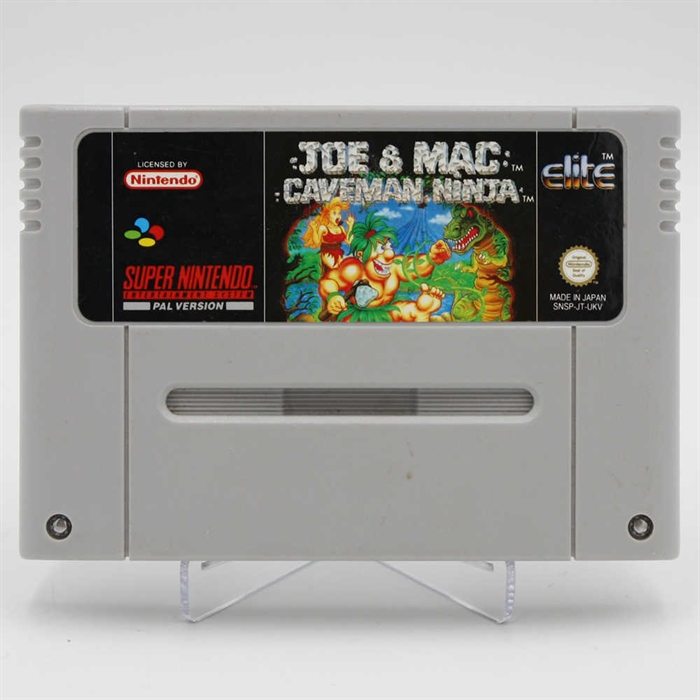 Joe & Mac: Caveman Ninja - SNES - Cartridge - (UKV) (ENG) (B Grade) (Used)