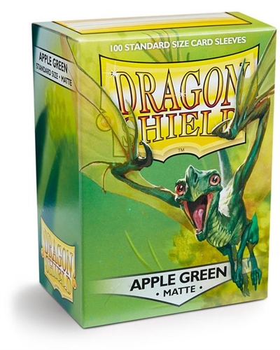 Dragon Shield - Matte Apple Green Sleeves - Standard Sleeves (100 pcs)