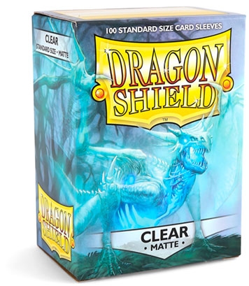 Dragon Shield - Matte Clear Sleeves - Standard Sleeves (100 stk)