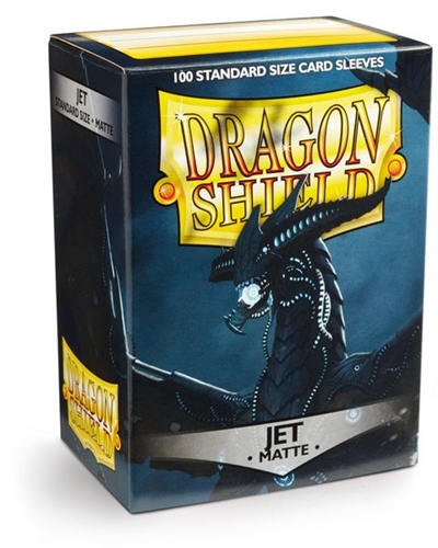 Dragon Shield - Matte Jet Sleeves - Standard Sleeves (100 pcs)