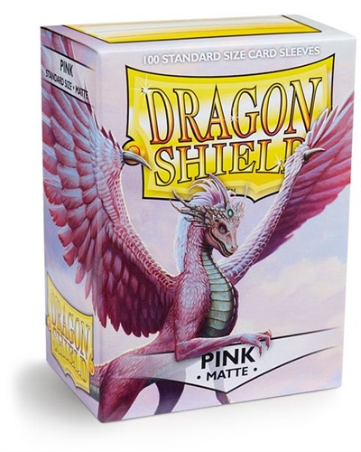 Dragon Shield - Matte Pink Sleeves - Standard Sleeves (100 pcs)