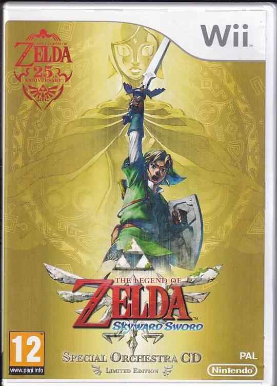 Legend of Zelda Skyward Sword - Special Orchestra CD Limited Edition - Nintendo Wii (A Grade) (Used) 