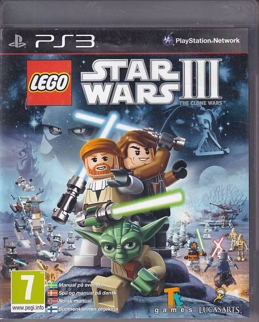 Lego Star Wars III The Clone Wars  - PS3 (B Grade) (Used) (Eng)