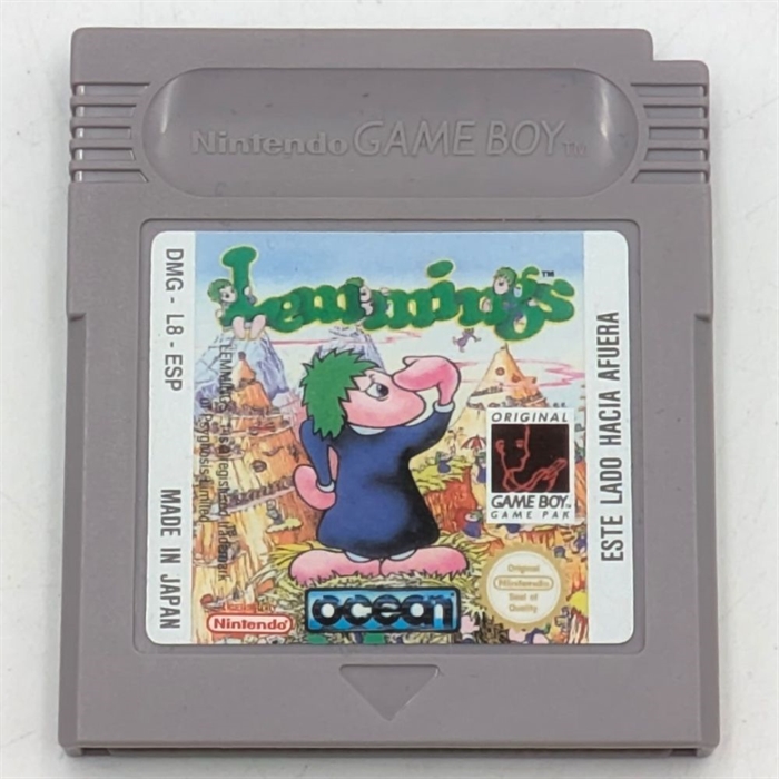 Lemmings - Cartridge - (ESP) - Gameboy Original (B Grade) (Used)