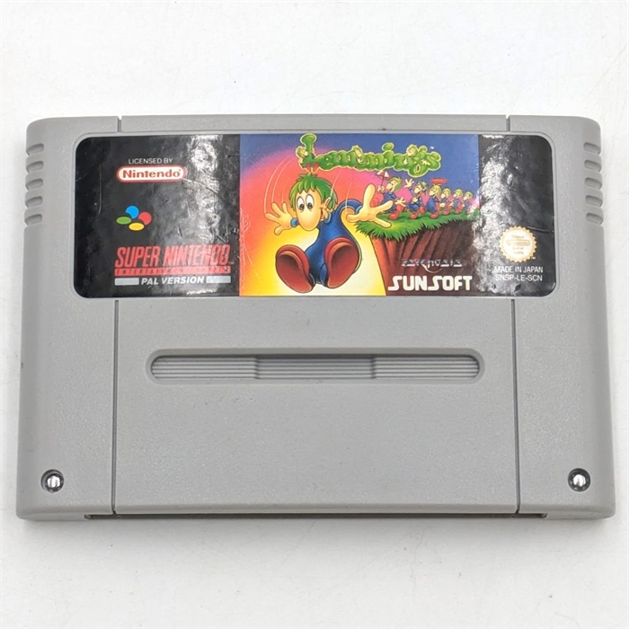 Lemmings - Cartridge - SNES Game (SCN) (ENG) (B Grade) (Used)