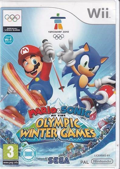 Mario and Sonic at the Olympic Winter Games - Nintendo Wii Spil (B Grade) (Used) (eng)