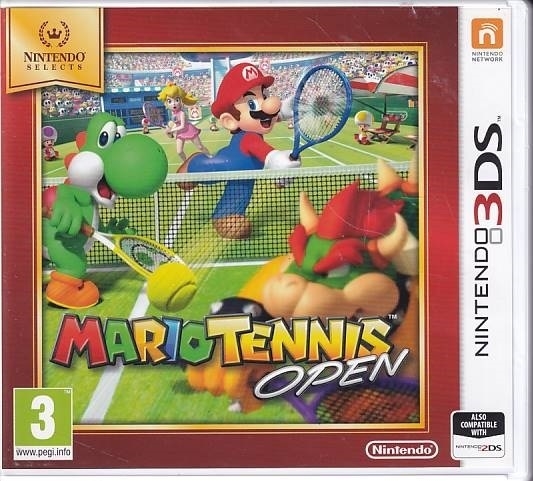 Mario Tennis Open - Nintendo Selects - Nintendo 3DS Spil (A Grade) (Used) (eng)