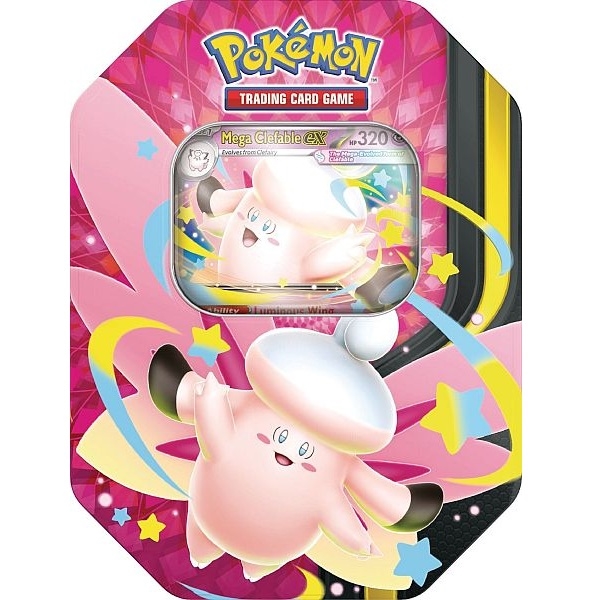 Mega Moonlit Collector\'s Tin - Mega Clefable EX - Pokemon TCG (ENG)