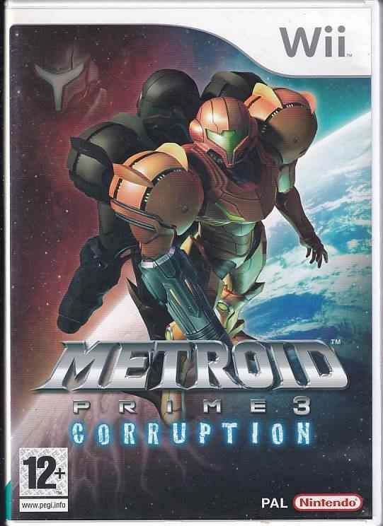 Metroid Prime 3 Corruption - Wii - (B Grade) (Genbrug) (eng)