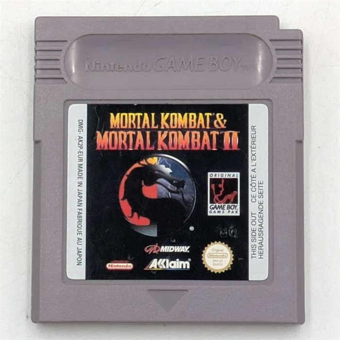 Mortal Kombat 1 & 2 - Cartridge  - Gameboy Original (B Grade) (Used)