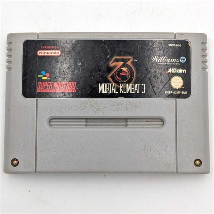 Mortal Kombat 3 - SNES - Cartridge - (EUR) (B Grade) (Used)