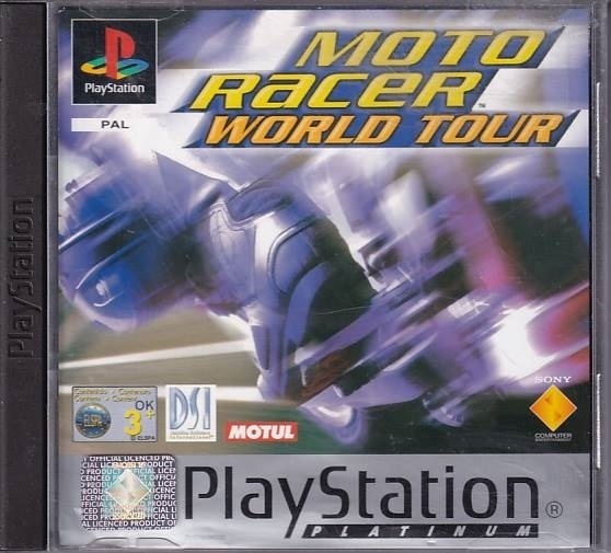 Moto Racer World Tour - Platinum - PS1 (B Grade) (Used) (eng)