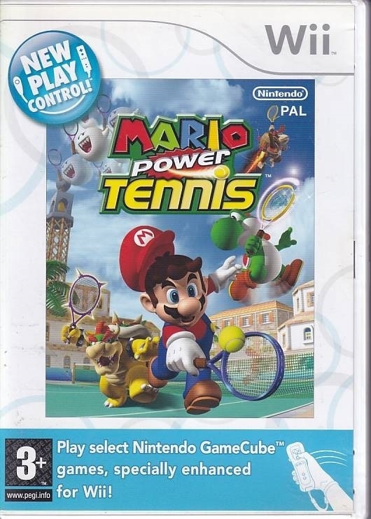 New Play Control Mario Power Tennis - Wii (B Grade) (Used) (eng)