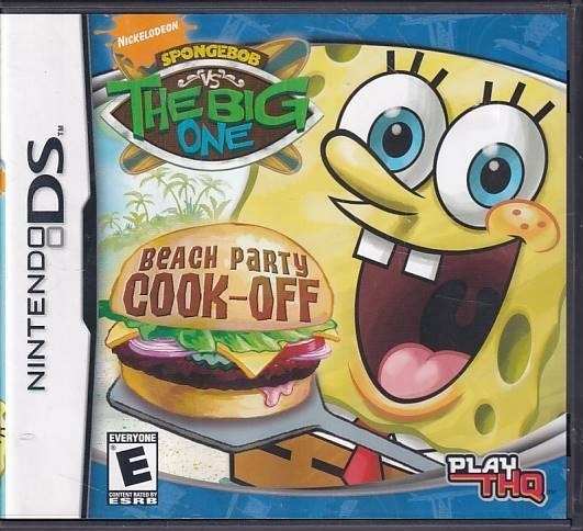Nickelodeon Spongebob The Big One Beach Party Cook-Off - American - Nintendo DS (A Grade) (Used) (eng)