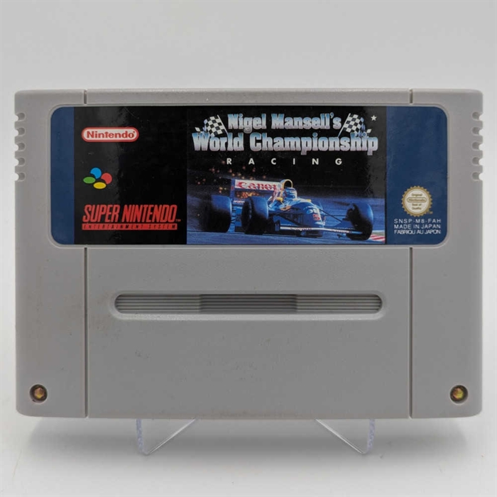 Nigel Mansells World Championship Racing - SNES - Cartridge - (FAH) (ENG) (B Grade) (Used)