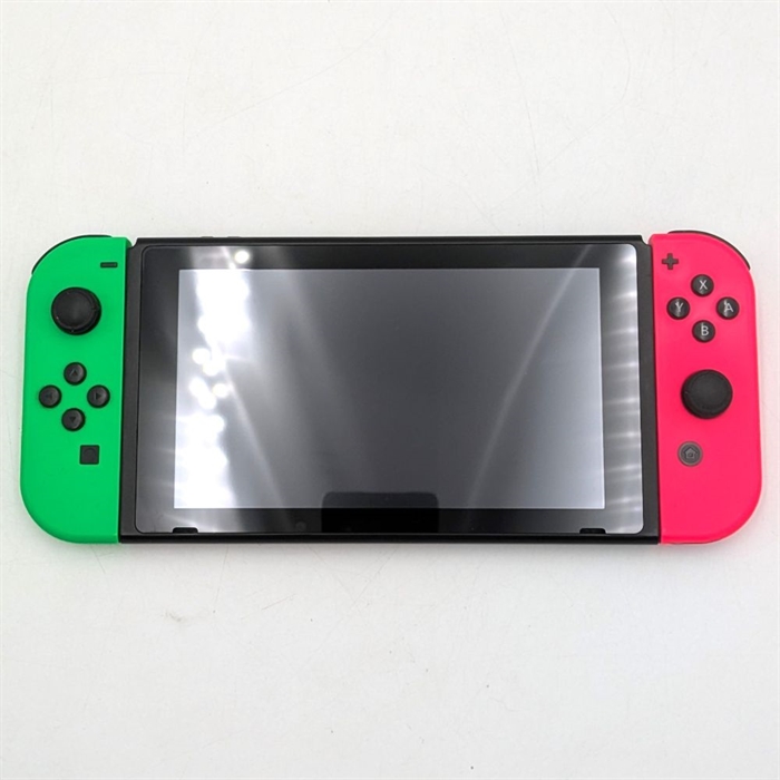Nintendo Switch - Neon Green and Neon Pink - Console - 2019 Model - SNR XKJ40014976625 (B Grade) (Used)