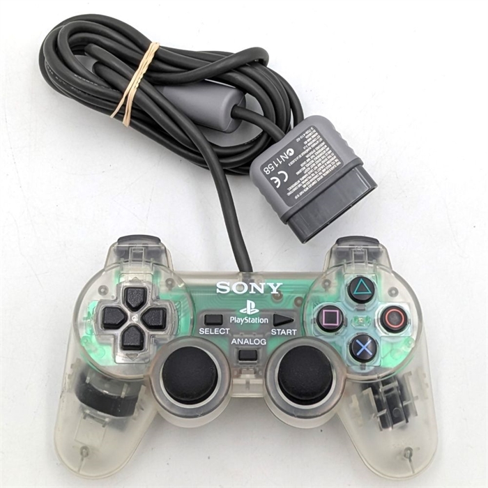 Original DualShock Controller - Crystal - PS1 Accessories (B Grade) (Used)