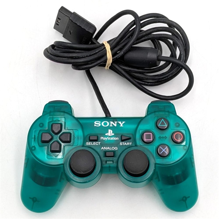 Original Dualshock 2 Controller - Emerald Green - Playstation 2 Accessories (B Grade) (Used) 