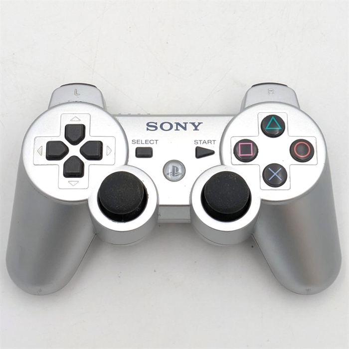 Original Dualshock 3 Sixaxis Controller - Satin Silver - Playstation 3 Accessories (B Grade) (Used)