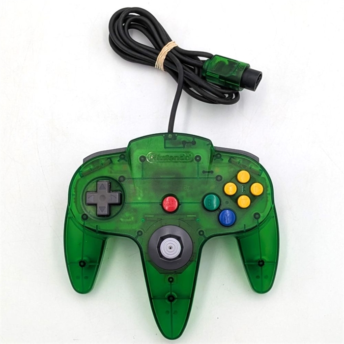Original Nintendo 64 Controller - Jungle Green - Nintendo 64 Accessories - (B Grade) (Used)