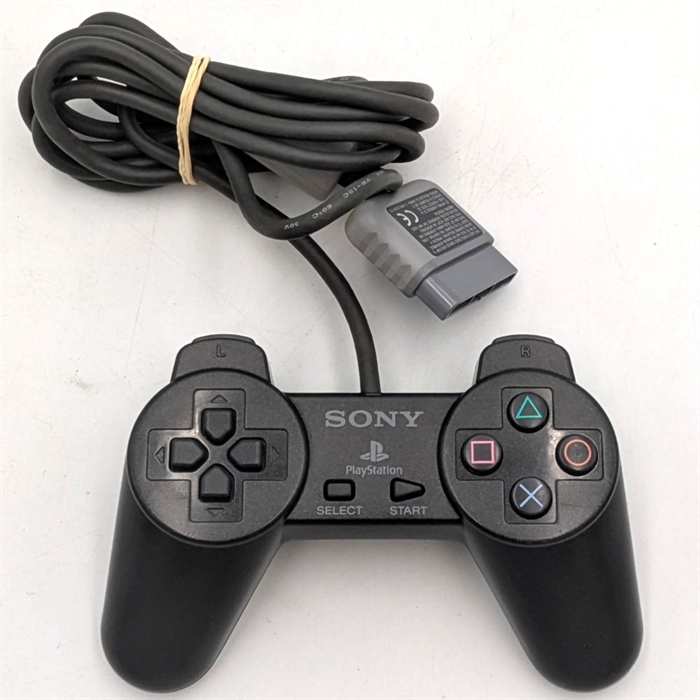 Original Playstation Controller - Slate Grey - PS1 Accessories (B Grade) (Used)