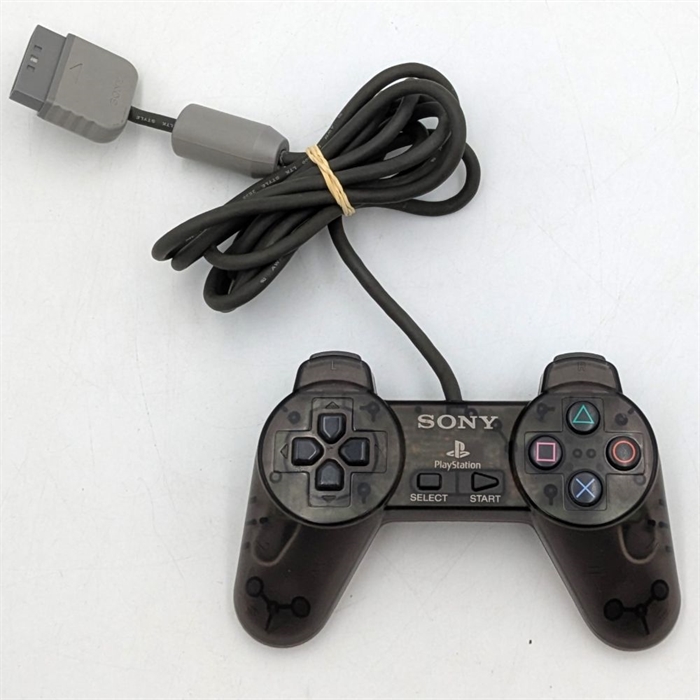 Original Playstation Controller - Smoke Grey - PS1 Accessories (B Grade) (Used)