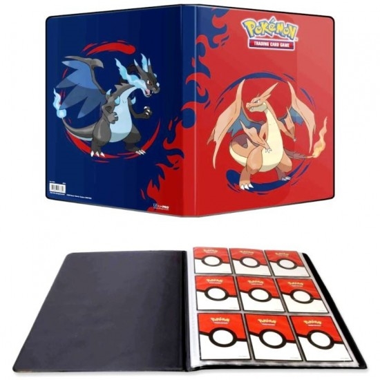 Mega Charizard X and Mega Charizard Y - 9-Pocket - A4 Pokemon Binder