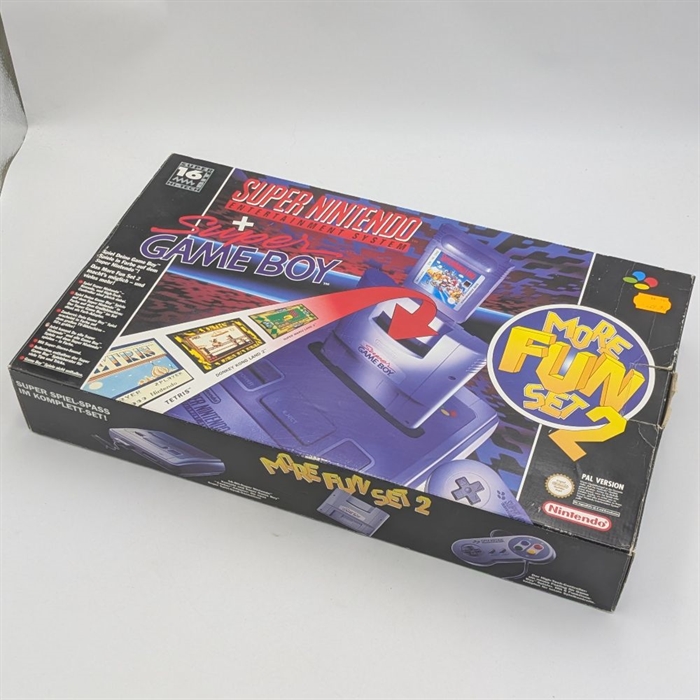 Super Nintendo with Super Game Boy - Complete In Box - SNR UP17949270 (B Grade) (Used)