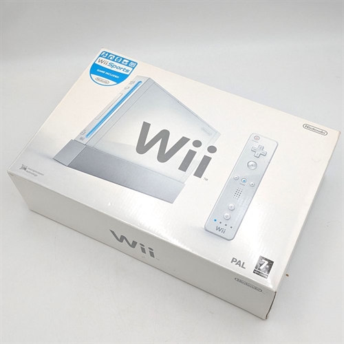 Nintendo Wii - Wii Sports Bundle - Console - RVL-001 - Complete In Box - SNR LEH100727944 (B Grade) (Used)