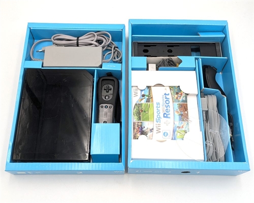 Wii Sports Resort Pak - Nintendo Wii -  Console - RVL-001 - Complete In Box - SNR LEH501026080 (B Grade) (Used)