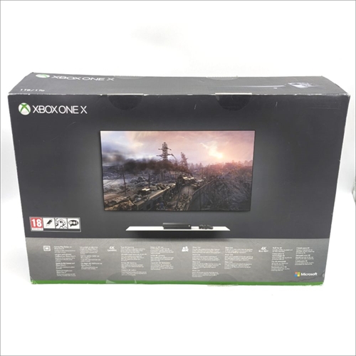 XBOX One X - Black - 1TB HDD - Original Box - Console - SNR 006940184617 (B Grade) (Used)