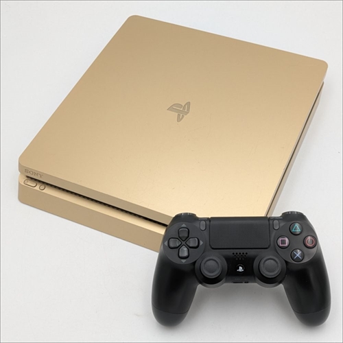 Playstation 4 - Slim - Gold - 500GB HDD - Console - CUH-2016A - SNR 02-27452444-1312572 (B Grade) (Used)