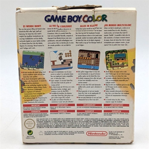 Gameboy Color - Dandelion Yellow - Console - Original Box - SNR C16102621 (B Grade) (Used)