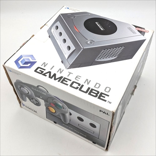 GameCube - Silver - Original Box - Console - SNR DEH11044061 (B Grade) (Used)