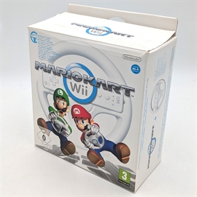 Mario Kart Wii - Nintendo Wii spil with Wii Wheel in Box (B Grade) (Used) (Eng)