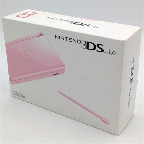 Nintendo DS Lite - Coral Pink - Complete In Box - Console - SNR UEF29082905 (B Grade) (Used)