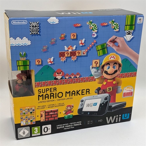 Nintendo Wii U - Super Mario Maker Premium Pack - 32GB - Console - SNR FEM108730267/JEM117139303  (B Grade) (Used)
