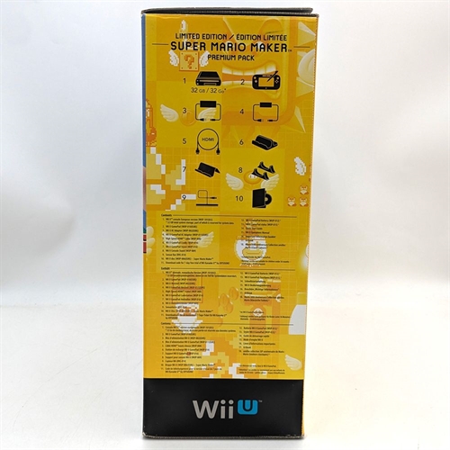 Nintendo Wii U - Super Mario Maker Premium Pack - 32GB - Console - SNR FEM108730267/JEM117139303  (B Grade) (Used)