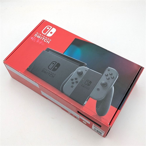 Nintendo Switch - Gray - Console - 2017 Model - Original Box - SNR XAJ40005471412 (B Grade) (Used)